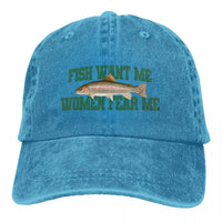 Casquette Poisson Truite Arc-en-ciel