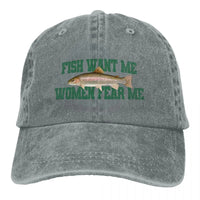 Casquette Poisson Truite Arc-en-ciel
