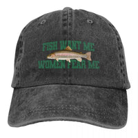 Casquette Poisson Truite Arc-en-ciel