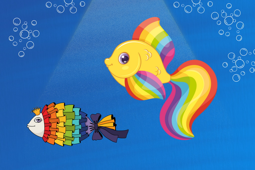 A Rainbow Underwater: Our Rainbow Fish Plushies