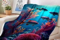 Pourquoi Sélectionner un Plaid Poisson Fond Marin pour un Salon Cosy ?