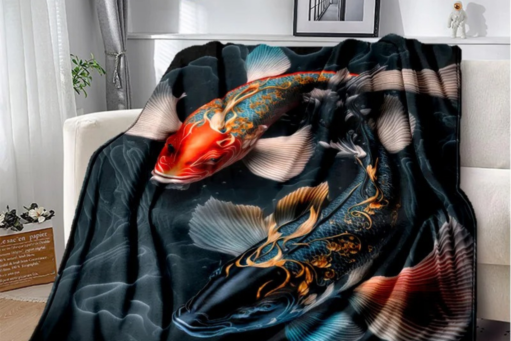 Pourquoi Miser sur un Plaid Poisson Koi pour une Déco Zen et Confortable ?