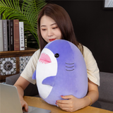 Requin baleine en peluche violet