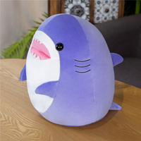 Requin baleine peluche violet