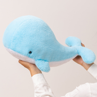 baleine bleue peluche 42cm