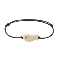 Bracelet Poisson Blanc Nacré Ajustable