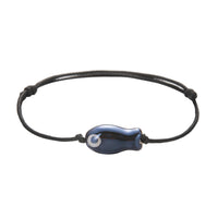 Bracelet Poisson Noir Ajustable