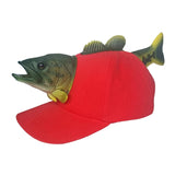 Casquette Poisson Black Bass Rouge Style Baseball  - 54cm-56cm