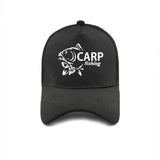 Casquette Poisson Carpe Fishing – Noir et Blanc