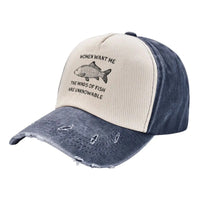 Casquette Poisson Carpe Vintage – Bleu