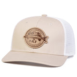 Casquette Poisson Truite Hyner Mountain – Beige et Blanc