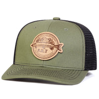 Casquette Poisson Truite Hyner Mountain – Kaki et Noir