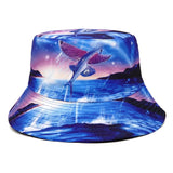 Chapeau Bob Motif Poisson Volant