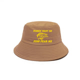 Chapeau Poisson Largemouth Bass “Women Want Me Fish Fear Me” – Beige et Jaune