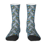 Chaussettes Poisson Escher - Design Original et Fantaisie vue de face