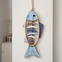 Décoration Poisson en Bois pour Mur