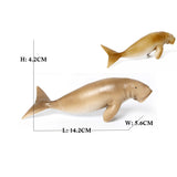 dimension figurine dugong beige