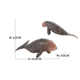 dimensions figurine dugong gris