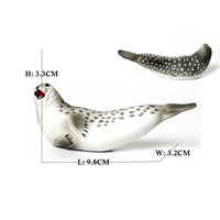 dimensions figurine phoque blanc