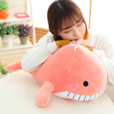 doudou baleine rose 40 cm