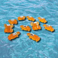 figurine crabe orange résine lot de 10