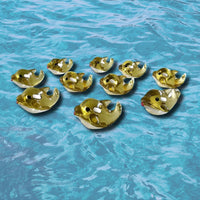 figurine dauphin dorée lot de 10
