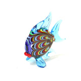 figurine poisson bleu fantaisie de profil
