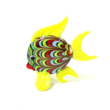 figurine poisson jaune et rouge fantaisie