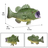 figurine poisson perche verte