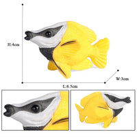 figurine poisson renard jaune