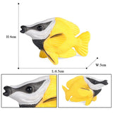 figurine poisson renard jaune