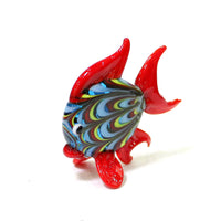 figurine poisson rouge fantaisie de profil