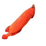 grande peluche de poisson rouge 80 cm