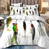 housse de couette appâts de pêche