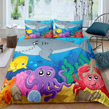 housse de couette poisson amusant