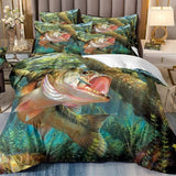 housse de couette poisson perche eau vive