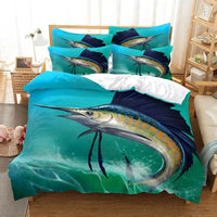 housse de couette poisson voilier