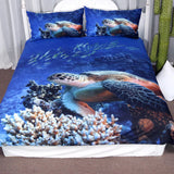 housse de couette tortue marine