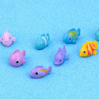mini poisson pvc décoratif paysage marin