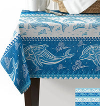nappe dauphin motif océan table salle à manger