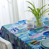 nappe poisson exotique bleu