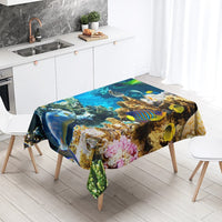 nappe poisson exotique et corail