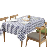 nappe poisson motif minimaliste vue table