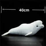 peluche beluga 40cm