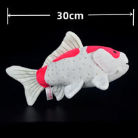 peluche carpe koi 30  cm