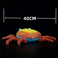 peluche crabe des rochers 40 cm