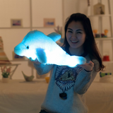 peluche poisson bleu lumineuse