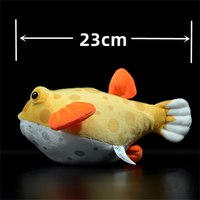 peluche poisson boxfish 23cm