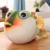 peluche poisson globe réaliste 33cm