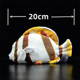 peluche poisson papillon 20cm